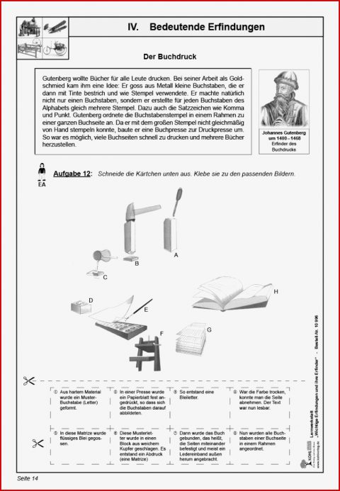 Lernwerkstatt Wichtige Erfindungen Und Ihre Erfinder Ab 8
