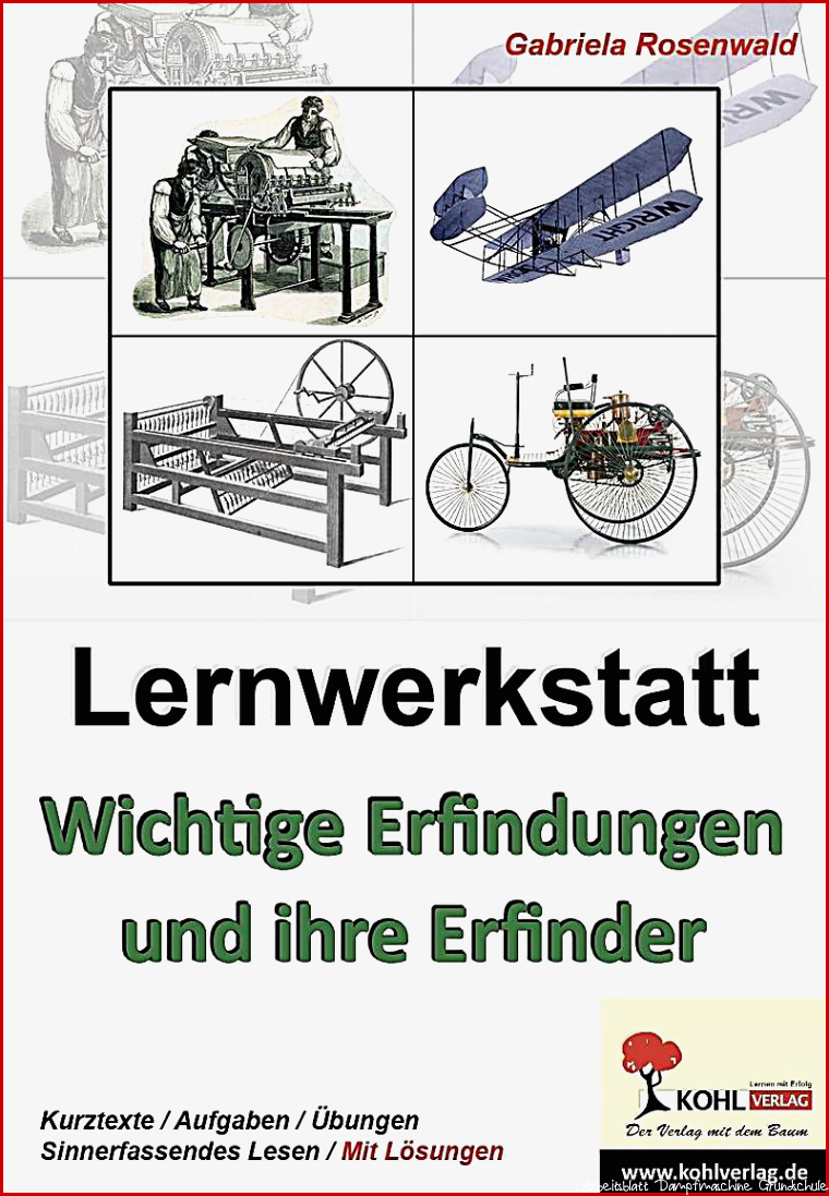 Lernwerkstatt Wichtige Erfindungen und ihre Erfinder ebook