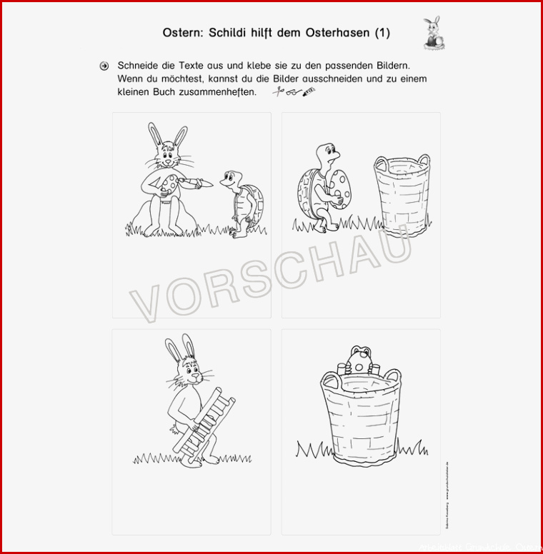 Lernwerkstatt zu Ostern für Grundschule