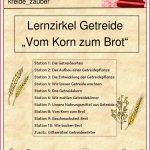 Lernzirkel Getreide "vom Korn Zum Brot" Mit Seinen 10