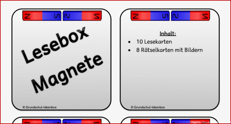 Lesebox Magnete pdf