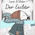 Lesen Und Malen Der Eisbär Dreifach Differenziert