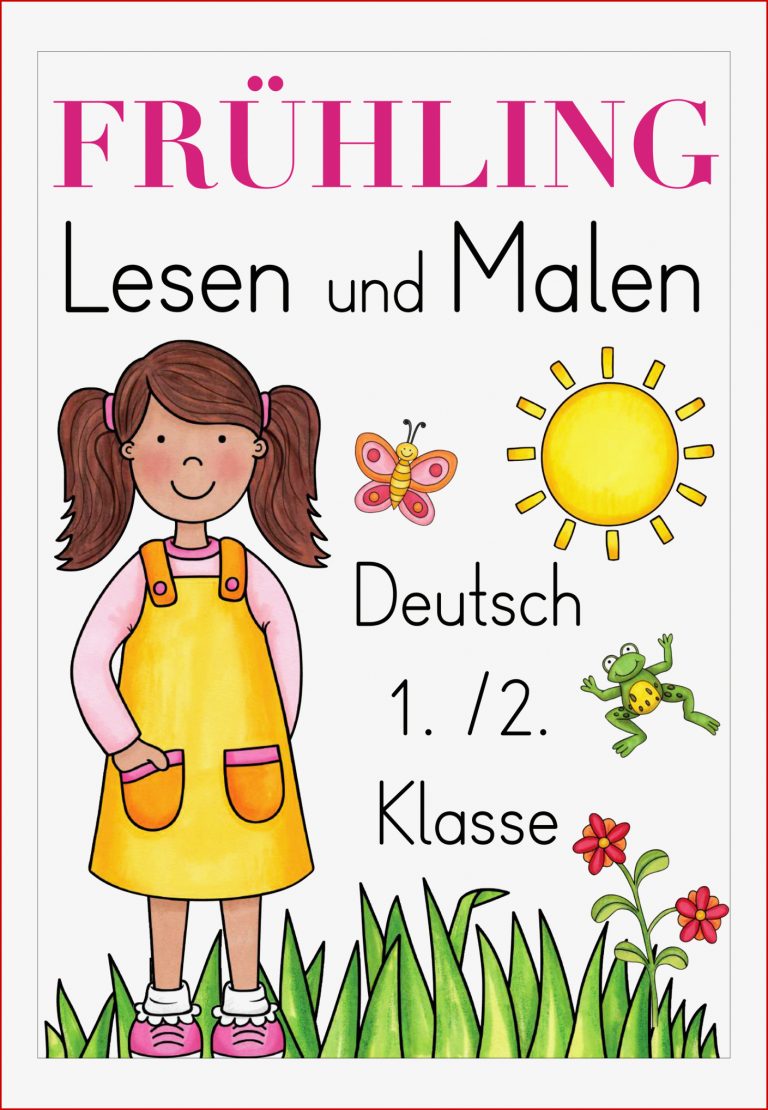 Lesen und Malen Frühling – Unterrichtsmaterial in den