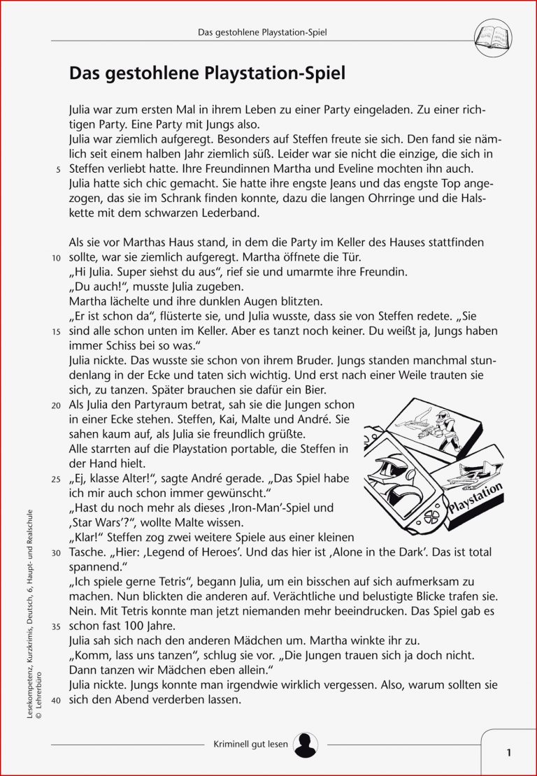 Lesen und Textverständnis · Arbeitsblätter · Sekundarstufe