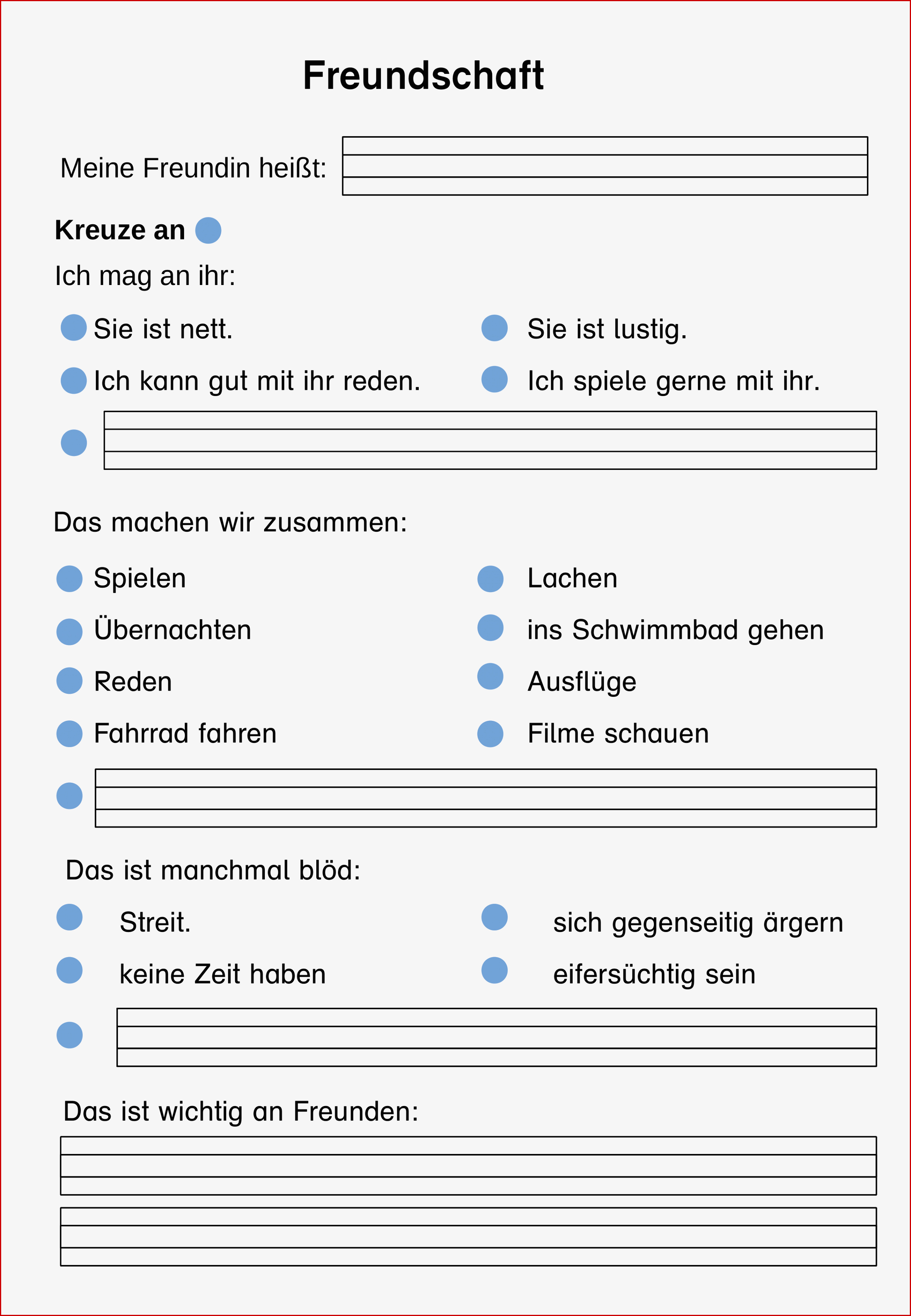 Level 4 thema Freundschaft In 2020