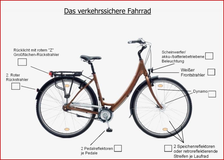 Licht kontrollieren lassen auch beim Fahrrad