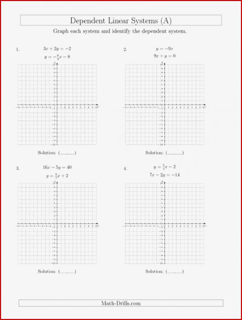 Linear Quadratic Systems Worksheet