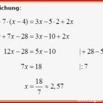 Lineare Gleichungen Und Ungleichungen Erklärung
