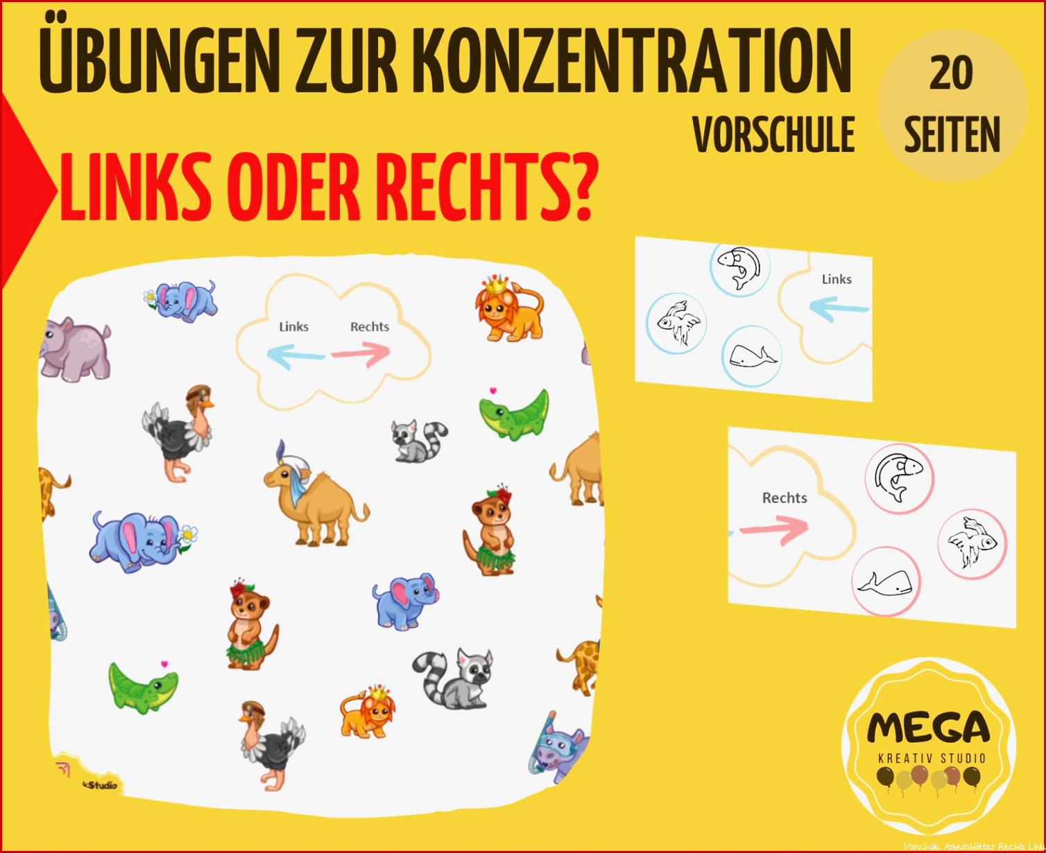 Vorschule Arbeitsbl tter Rechts Links 7 Konzepte Sie M ssen Es Heute 