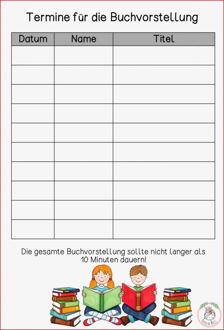 Liste Für Buchvorstellung In 2020