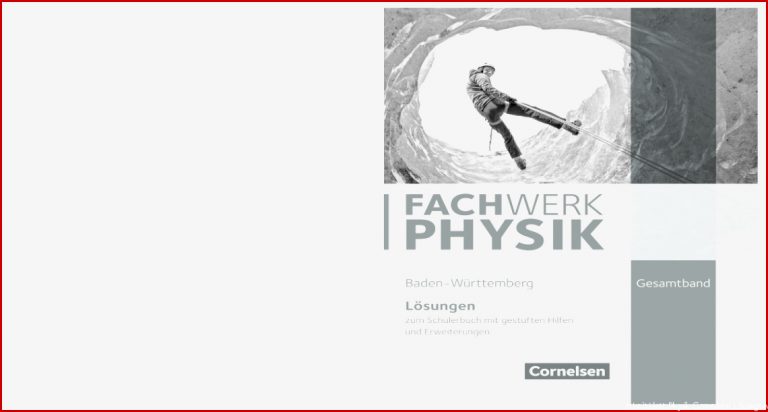 Lösungen Cornelsen Verlag Schulbücher Physik