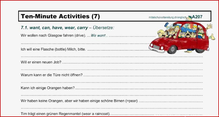 Logicals Englisch Zum Ausdrucken Logicals Fur Die