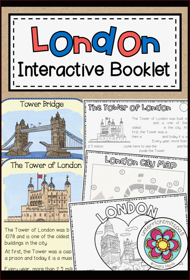 London sights Interactive Reading Booklet 16 Fact