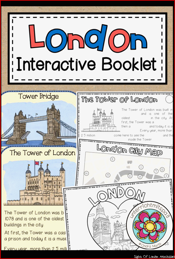 London sights Interactive Reading Booklet 16 Fact