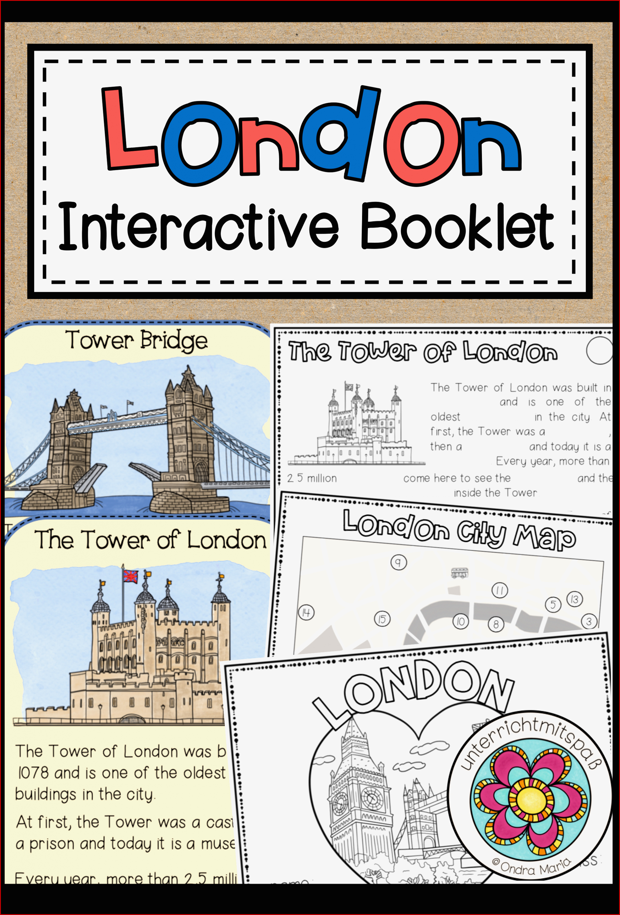 London Sights Interactive Reading Booklet 16 Fact