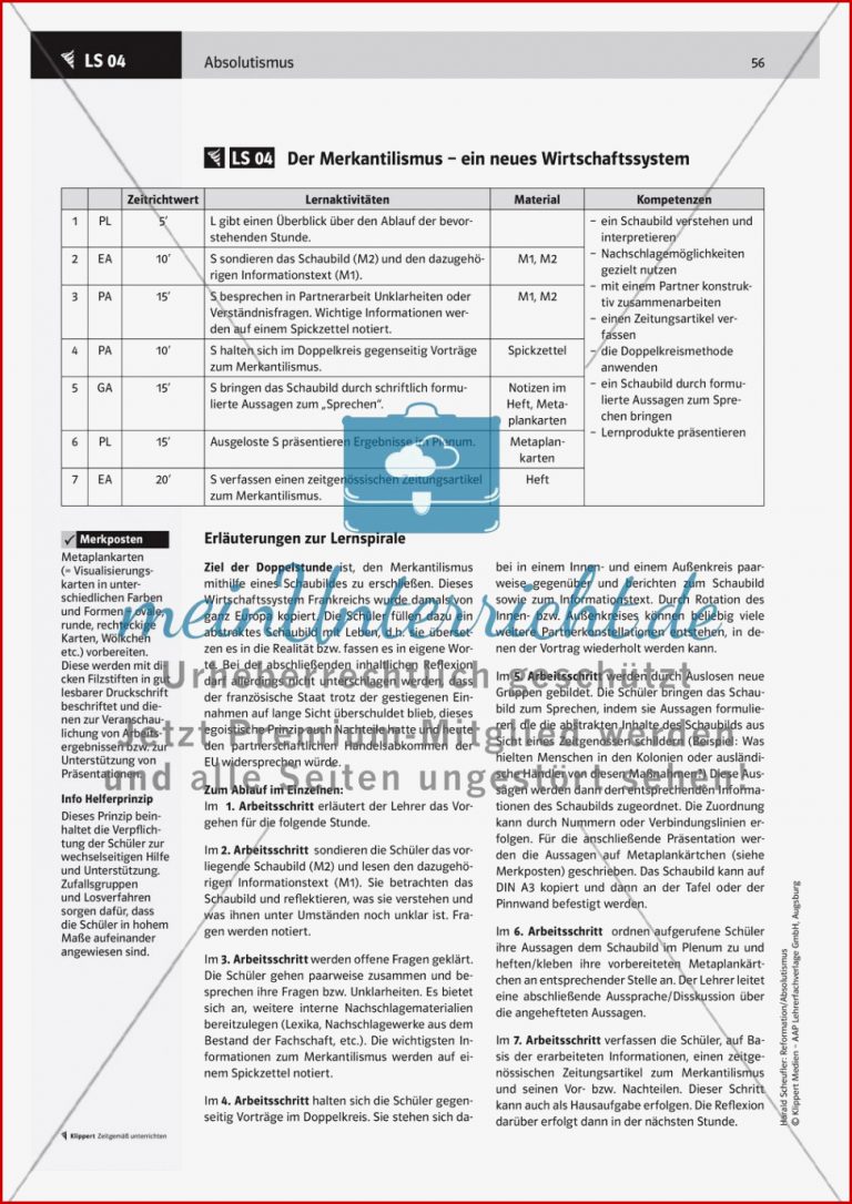 LS 04 Der Merkantilismus – ein neues Wirtschaftssystem