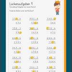 Lückenaufgaben Klecksaufgaben Schriftliches Multiplizieren