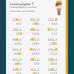 Lückenaufgaben Klecksaufgaben Schriftliches Multiplizieren