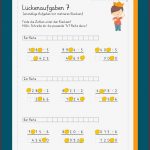 Lückenaufgaben Klecksaufgaben Schriftliches Multiplizieren