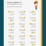 Lückenaufgaben Klecksaufgaben Schriftliches Multiplizieren