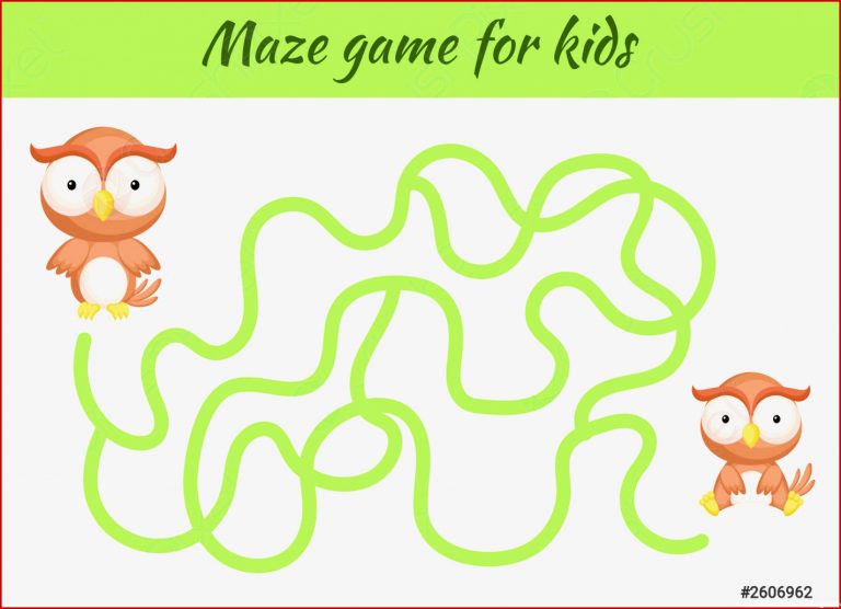Lustiges Labyrinth oder Labyrinth-Spiel für Kinder helfen Mutter ...