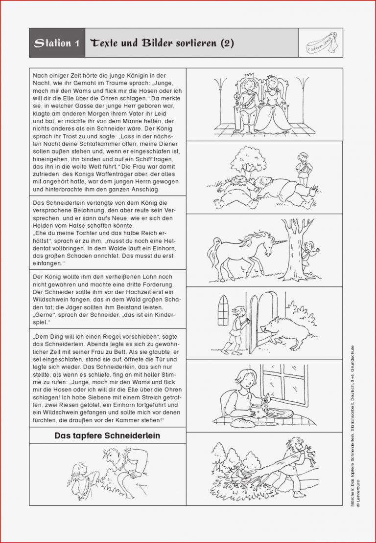 Märchen 3 Klasse Arbeitsblätter Worksheets