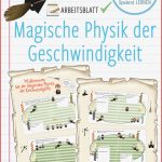 Magische Physik Der Geschwindigkeit â Arbeitsblatt Physik ...