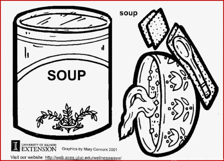 Malvorlage Suppe Kostenlose Ausmalbilder Zum Ausdrucken