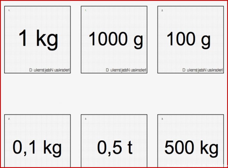 Maßeinheiten Tabelle Zum Ausdrucken Grundschule