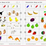 Materialwerkstatt Klammerkarten Menge Und Zahl