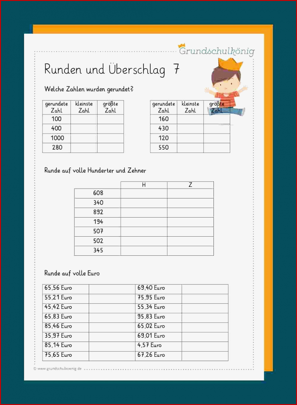 Mathe 5 Klasse Runden Arbeitsblätter Worksheets