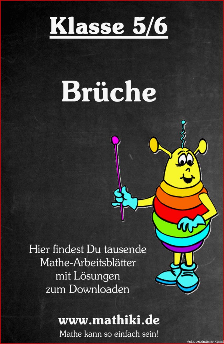 Mathe Arbeitsblätter Brüche Klasse 5 6