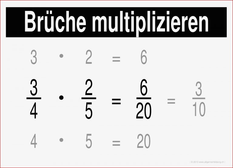 Mathe Arbeitsblätter Die Brüche Multiplizieren – Kinder