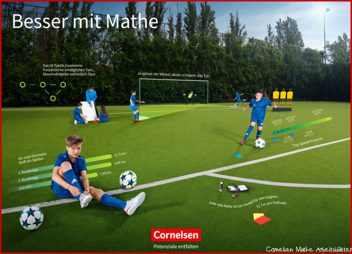 Mathe Arbeitsblätter Fußball