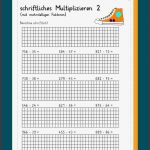 Mathe Arbeitsblätter Klasse 4 Schriftliche Multiplikation