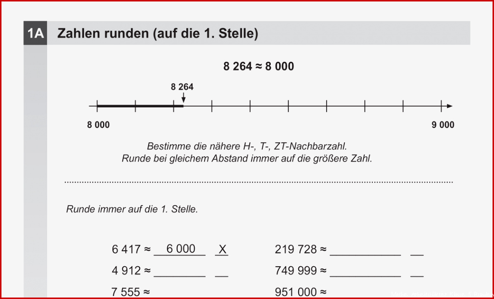 Mathe Arbeitsblätter Klasse 5 Runden Debbie Preston Schule - Kostenlose