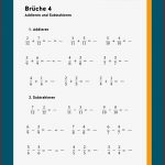 Mathe Arbeitsblätter Klasse 6 Brüche Ad Ren Und
