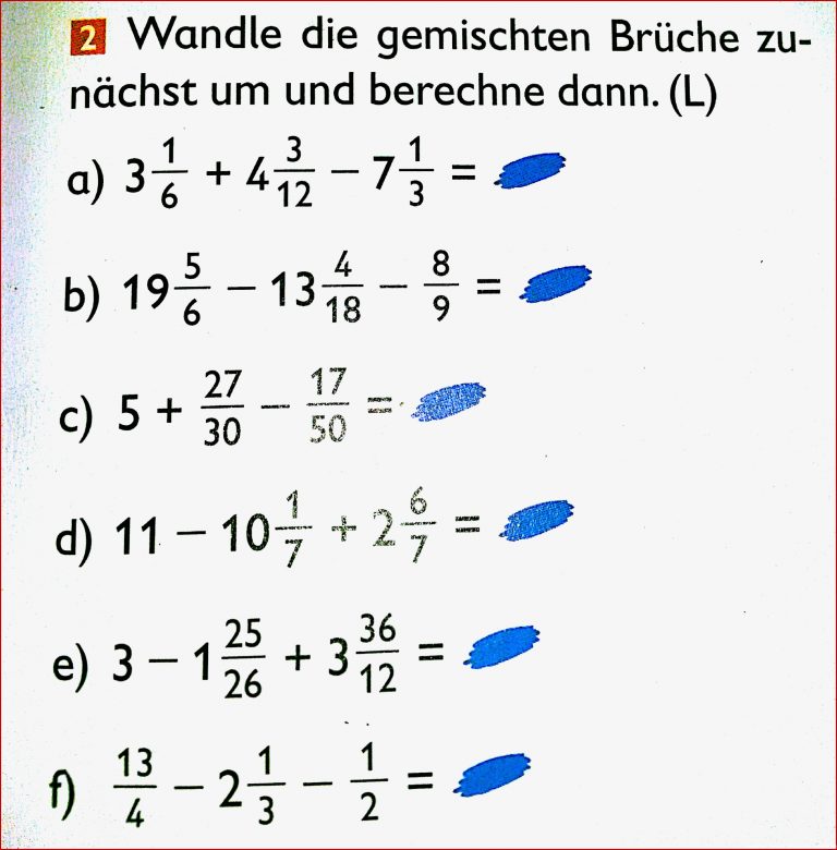 Mathe Aufgabe Gemischter Brüche Umwandeln Ich Brauche Hilfe