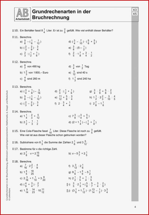 Mathe Bruchrechnen Bruchrechnen Mathe