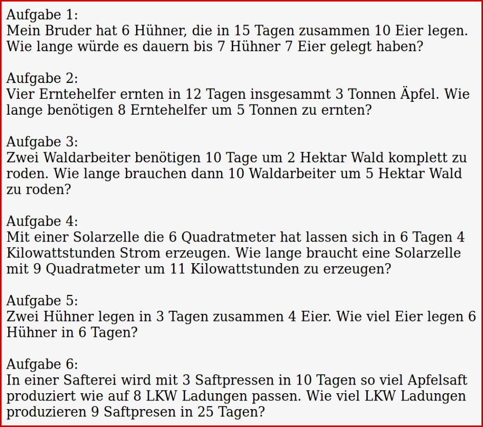 Mathe ist Einfach Dreisatz Aufgaben 2