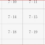 Mathe ist Einfach Großes 1x1 Als Karteikarten Zum Ausdrucken