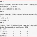 Mathe ist Einfach Römische Zahlen Arbeitsblatt 1