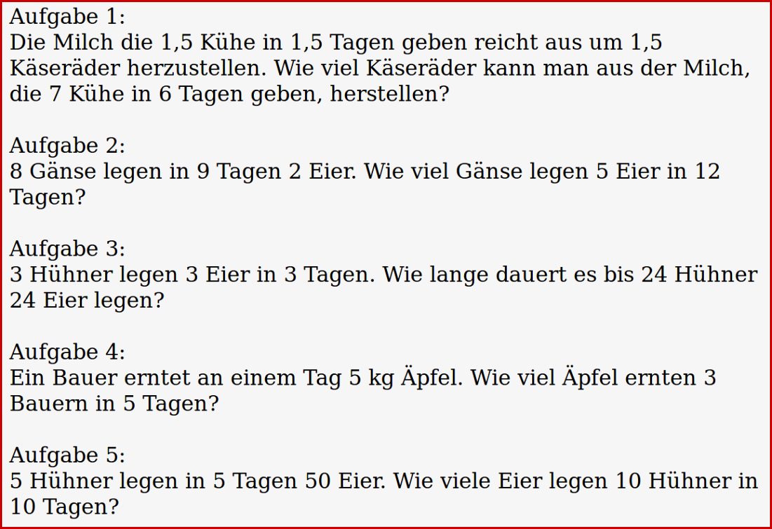 Mathe ist Einfach Zusammengesetzter Dreisatz