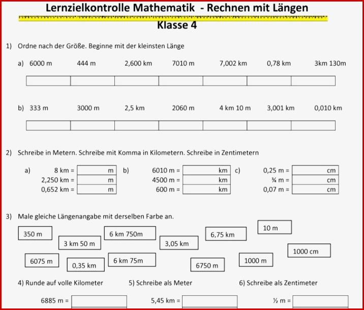 Mathe Klasse 4 Arbeitsblätter Worksheets