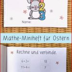 Mathe Miniheft Ostern