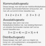 Mathe Rechengesetze Spickzettel