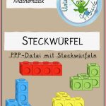 Mathe Steckwürfel Für Grundschule