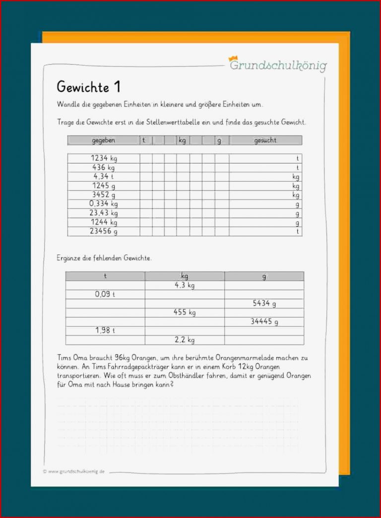 Mathe Übungen 4 Klasse Grundschule Kostenlos