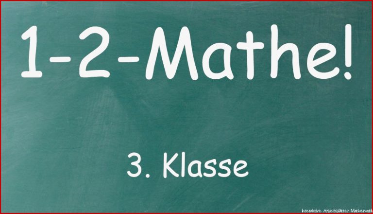 Mathe Übungen Klasse 3 Tausenderfeld Klasse 3