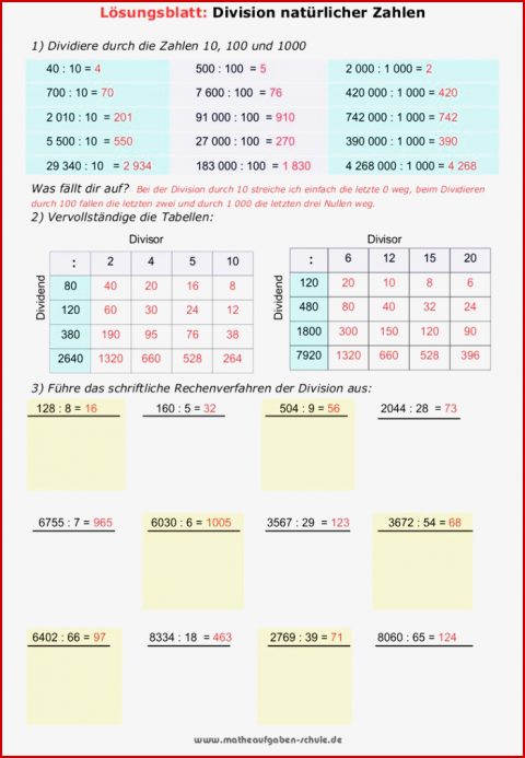 Mathe Übungsaufgaben